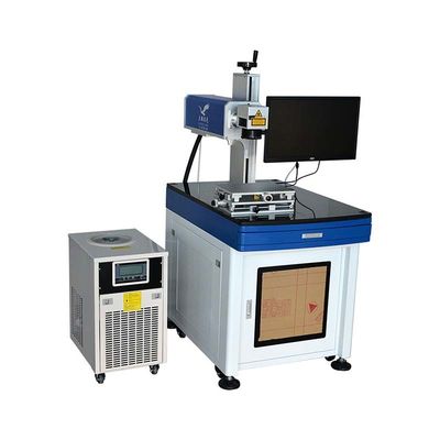 Stable 5W 10W Ultraviolet Laser Marker , Water Cooling UV Etching Machine